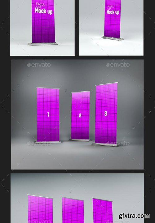 GraphicRiver - Pop-Ups/Rollups Mock-up Bundle 9817443