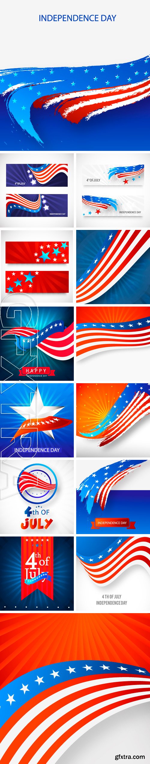 Stock Vectors - American Independence Day celebration background