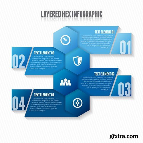 Infographics Vector Elements - 25x EPS