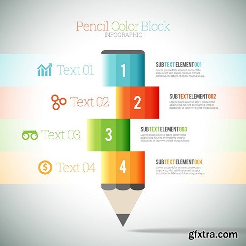 Infographics Vector Elements - 25x EPS