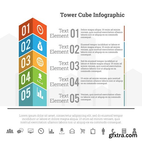 Infographics Vector Elements - 25x EPS