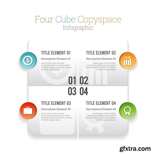 Infographics Vector Elements - 25x EPS