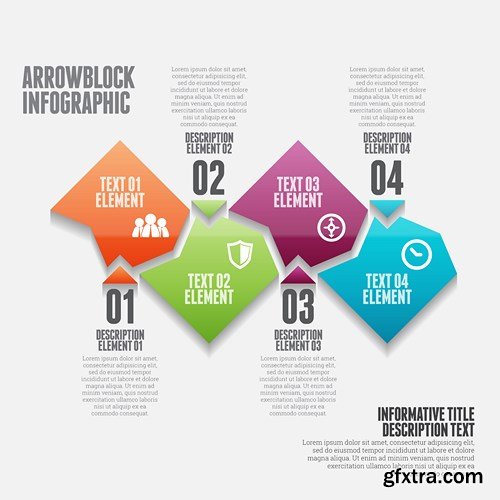 Infographics Vector Elements - 25x EPS