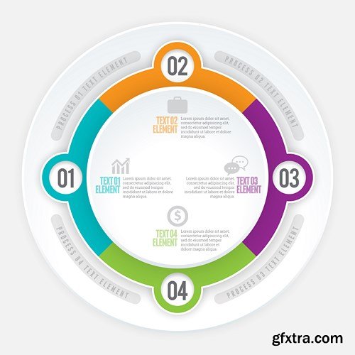 Infographics Vector Elements - 25x EPS