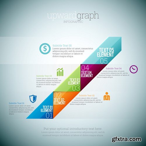 Infographics Vector Elements - 25x EPS