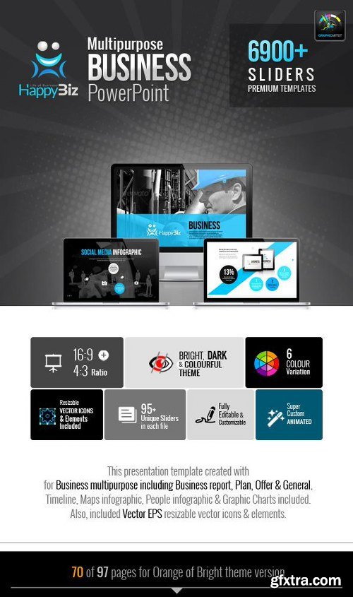 GraphicRiver HappyBiz Multipurpose Business Template 6712887