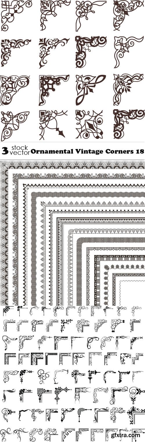 Vectors - Ornamental Vintage Corners 18