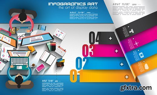 Flat Infographic - 25x EPS