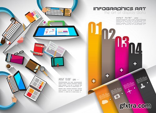 Flat Infographic - 25x EPS