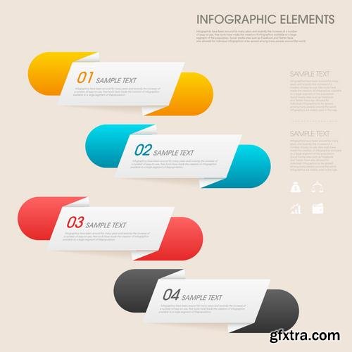 Stock Vector - Infographic Workflow Layout Diagram Number Options Web Design Elements, 40EPS