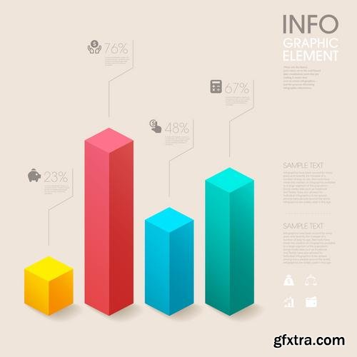 Stock Vector - Infographic Workflow Layout Diagram Number Options Web Design Elements, 40EPS