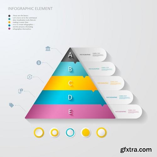 Stock Vector - Infographic Workflow Layout Diagram Number Options Web Design Elements, 40EPS