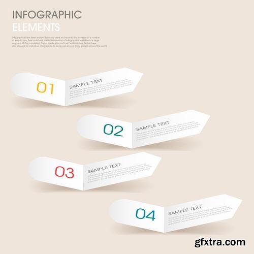 Stock Vector - Infographic Workflow Layout Diagram Number Options Web Design Elements, 40EPS