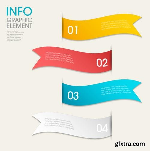 Stock Vector - Infographic Workflow Layout Diagram Number Options Web Design Elements, 40EPS