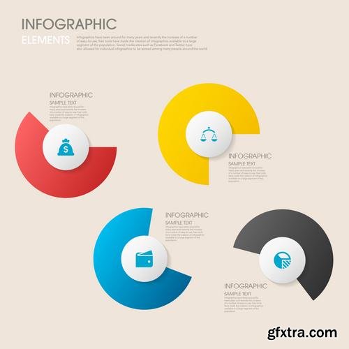 Stock Vector - Infographic Workflow Layout Diagram Number Options Web Design Elements, 40EPS