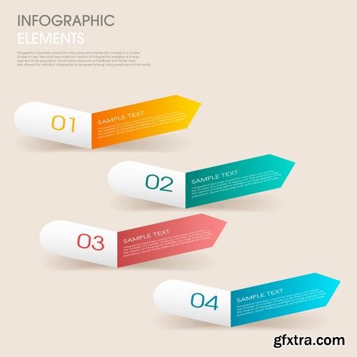 Stock Vector - Infographic Workflow Layout Diagram Number Options Web Design Elements, 40EPS