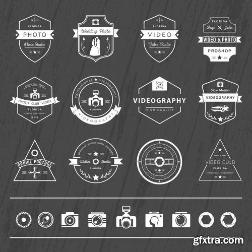 Stock Vector - Pro Badges Logos Symbols and Emblems, 35EPS