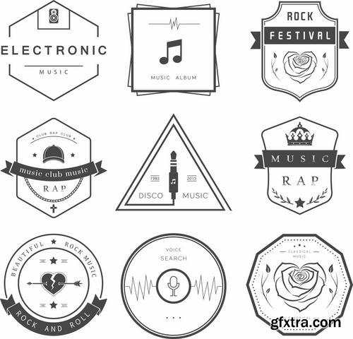 Stock Vector - Pro Badges Logos Symbols and Emblems, 35EPS