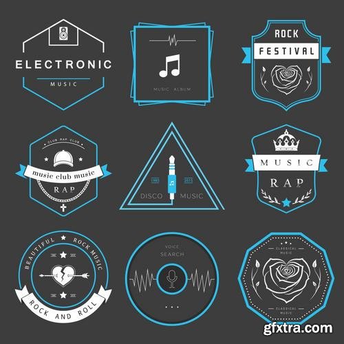 Stock Vector - Pro Badges Logos Symbols and Emblems, 35EPS