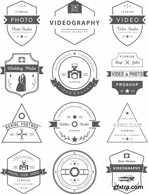 Stock Vector - Pro Badges Logos Symbols and Emblems, 35EPS