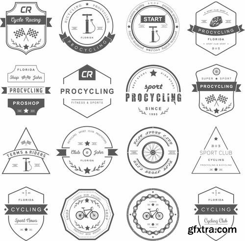 Stock Vector - Pro Badges Logos Symbols and Emblems, 35EPS