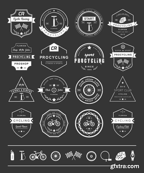 Stock Vector - Pro Badges Logos Symbols and Emblems, 35EPS