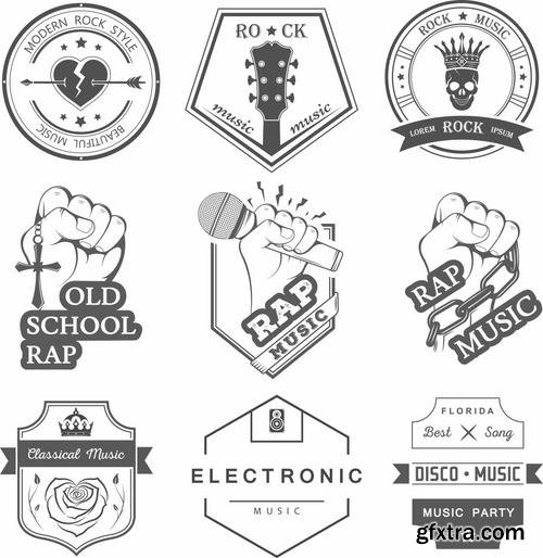 Stock Vector - Pro Badges Logos Symbols and Emblems, 35EPS