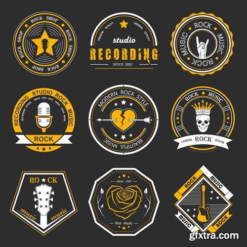 Stock Vector - Pro Badges Logos Symbols and Emblems, 35EPS