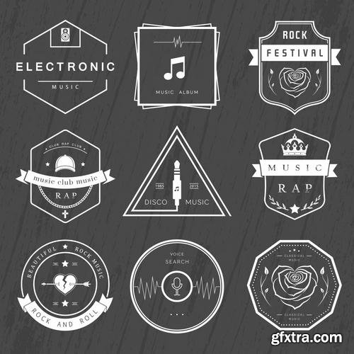 Stock Vector - Pro Badges Logos Symbols and Emblems, 35EPS