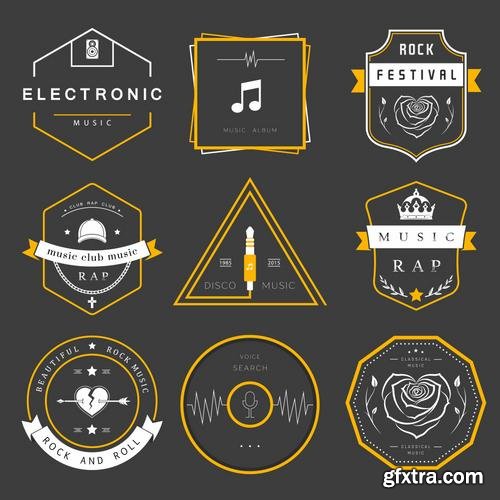 Stock Vector - Pro Badges Logos Symbols and Emblems, 35EPS