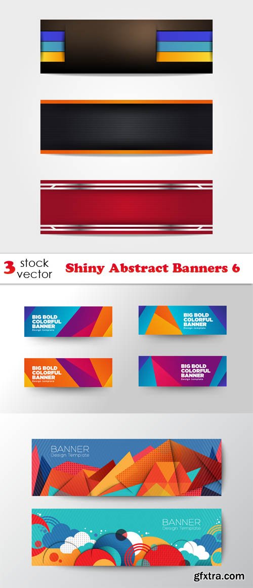 Vectors - Shiny Abstract Banners 6