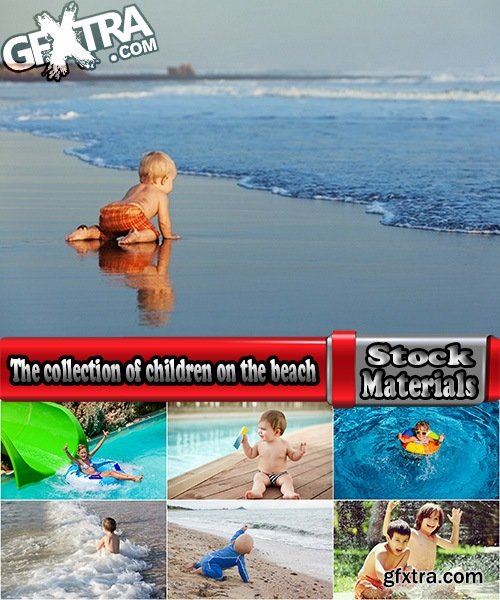 The collection of children on the beach Sea beach vacation travel vacation swimming 25 HQ Jpeg