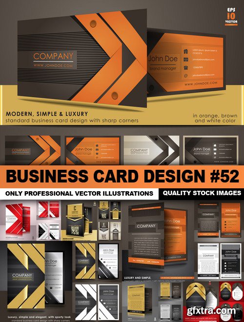 Business Card Design #52 - 25 Vector