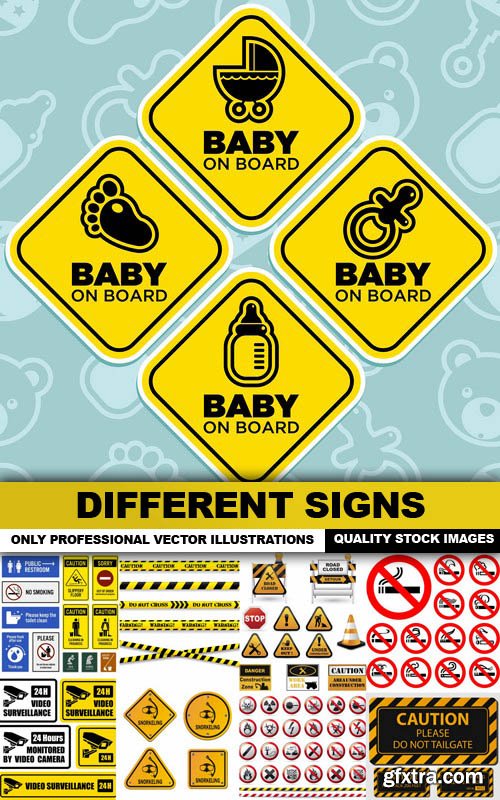 Different Signs - 25 Vector