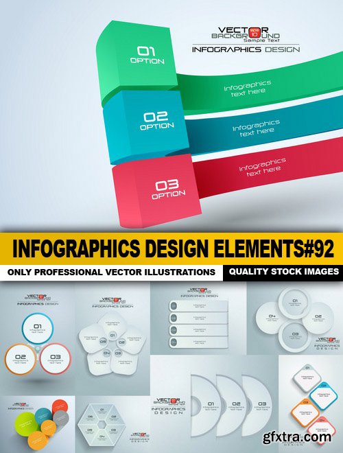 Infographics Design Elements#92 - 25 Vector