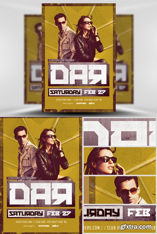 DAR DJ Flyer Template