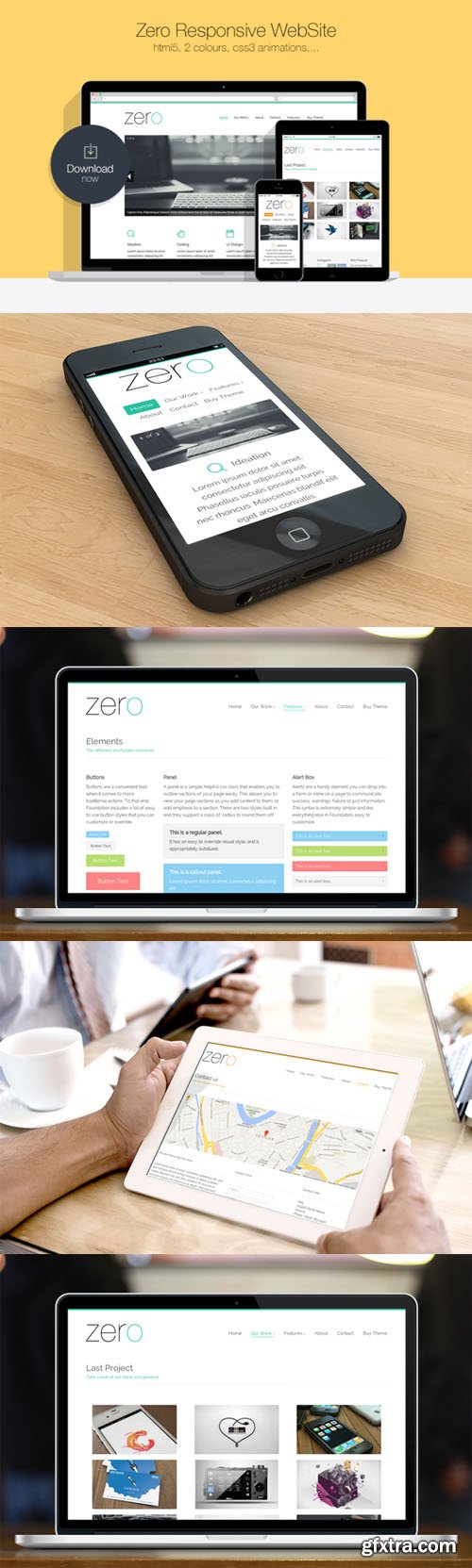 Zero Responsive HTML5 WebSite