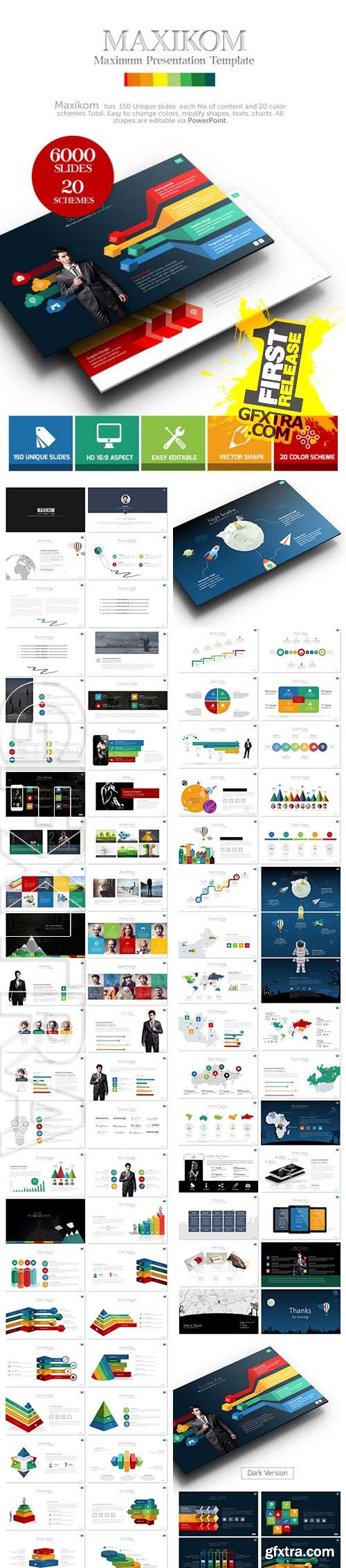 Maxikom - Business Presentation Template - GraphicRiver 9662314