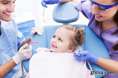 Children at the dentist