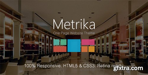 ThemeForest - Metrika v2.3.7 - Responsive OnePage WordPress Theme - 5456950