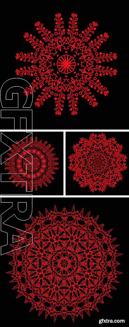 Stock Vectors -Mandala. Round Ornament Pattern, vector