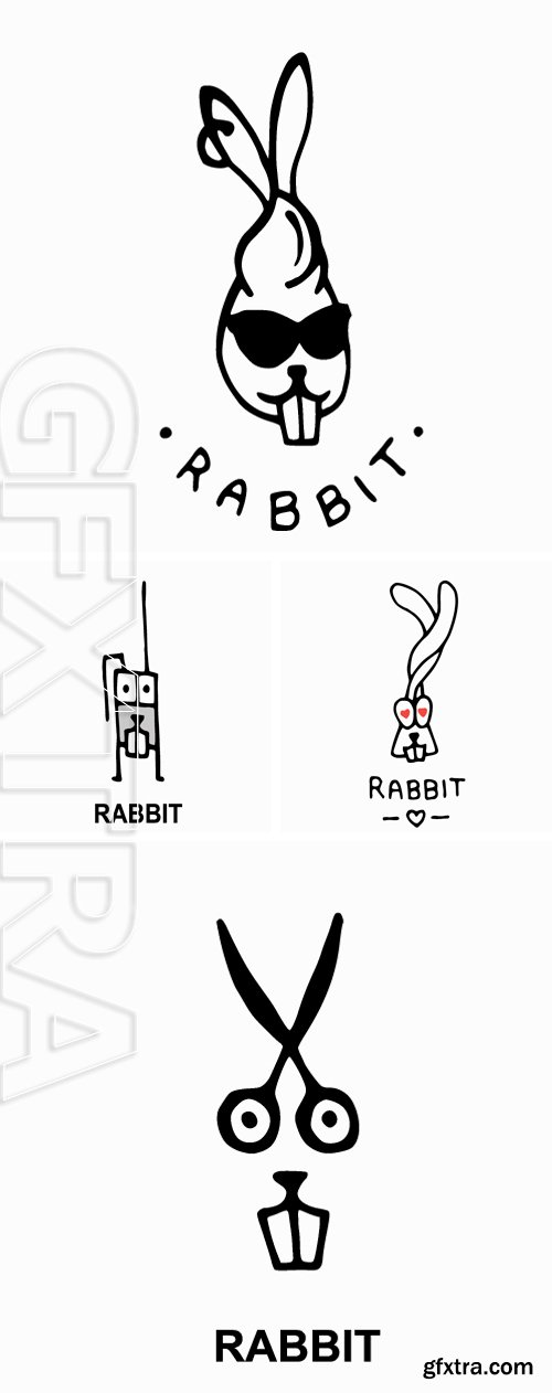 Stock Vectors - Sign, symbol Rabbit