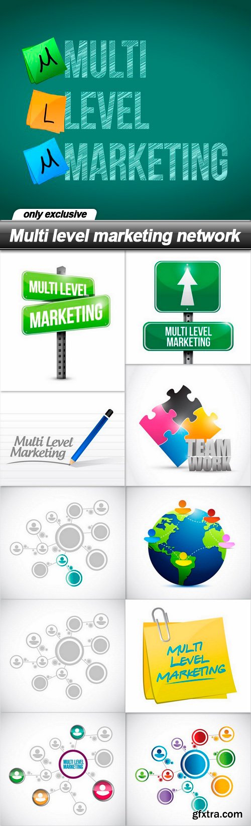 Multi level marketing network - 11 UHQ JPEG