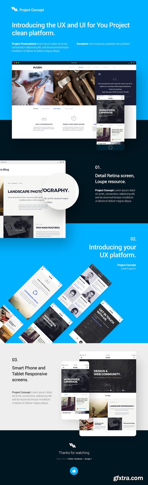 UI Design Psd Project Showcase