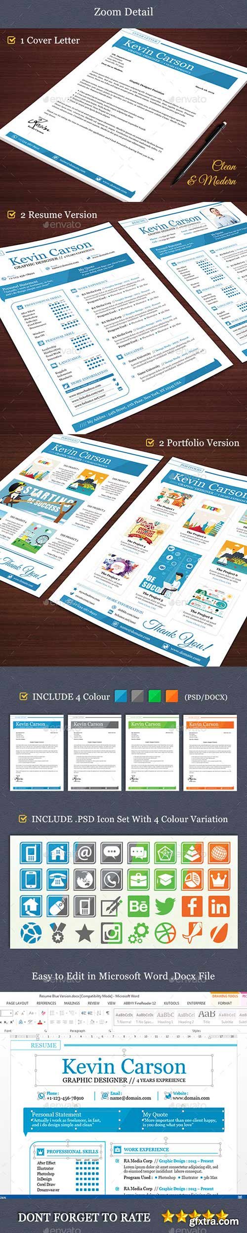 GraphicRiver - Great Resume/CV 11448792