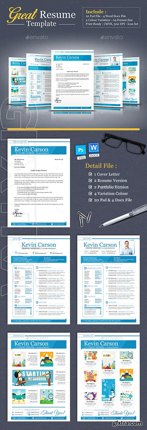 GraphicRiver - Great Resume/CV 11448792