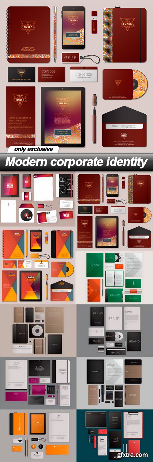 Modern corporate identity - 10 EPS