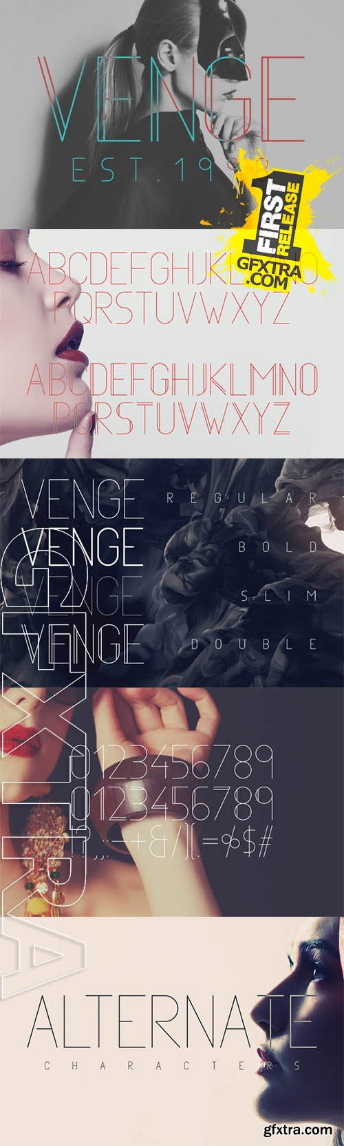 Venge Typeface - CM 286427