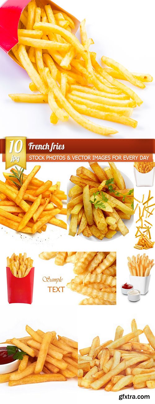 French fries, 10 x UHQ JPEG