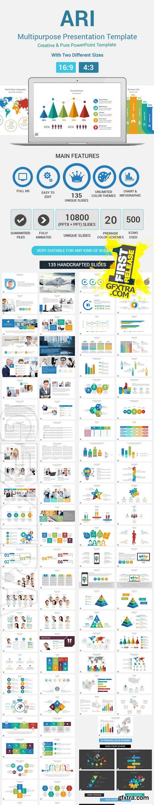 Ari PowerPoint Presentation Template - GraphicRiver 10447782